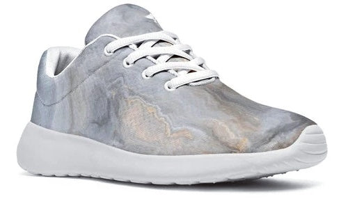 Yiify - White Grey Gold Marble