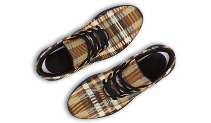 Yiify - Gridded Pattern Brown