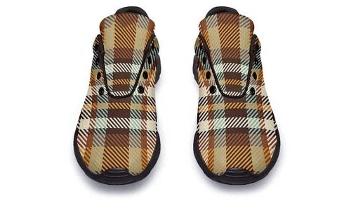 Yiify - Gridded Pattern Brown