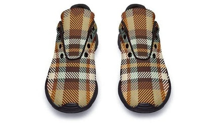 Yiify - Gridded Pattern Brown